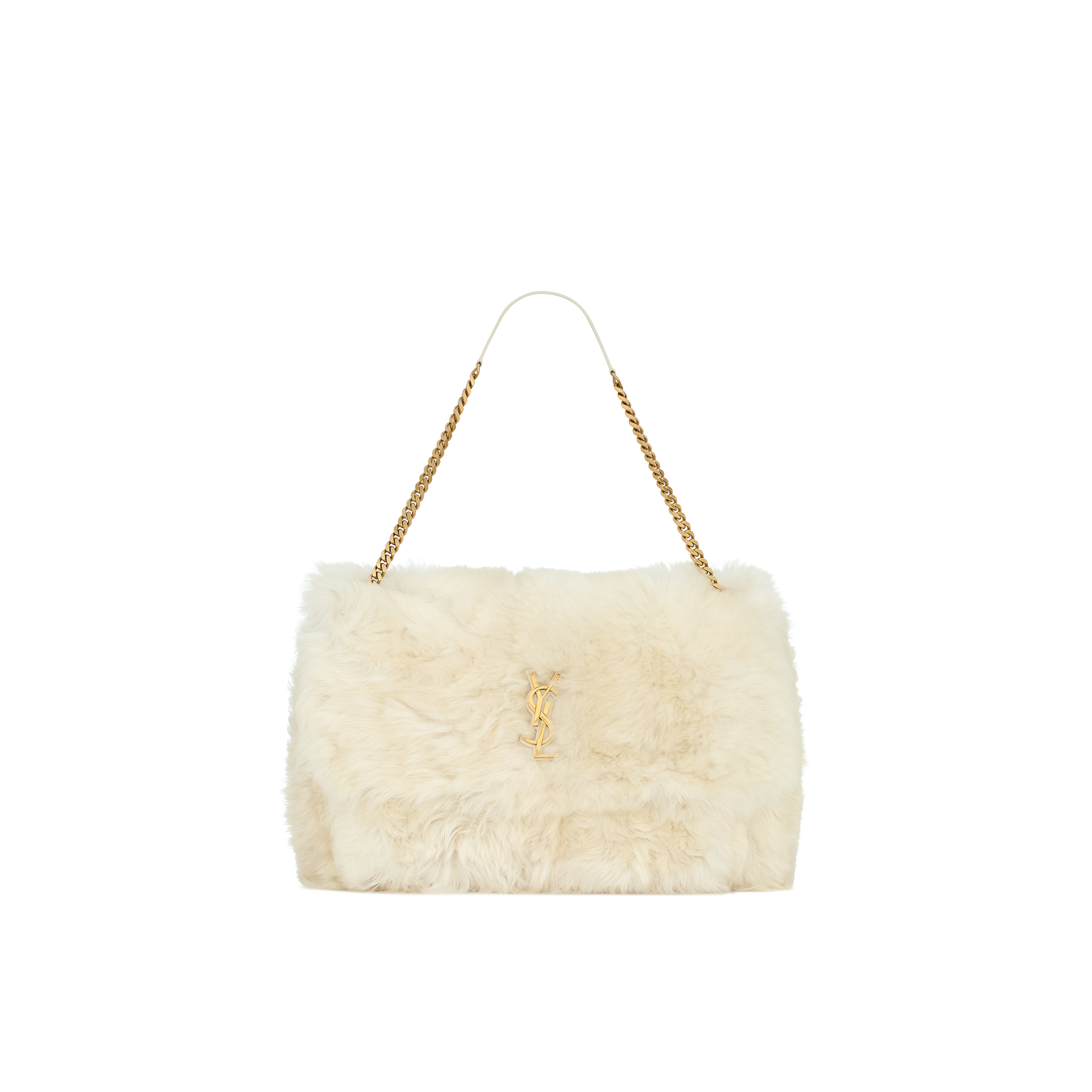 YSL NIKI OVERSIZED IN SHEARLING 801627AAD1N9483 (47*34*16cm)